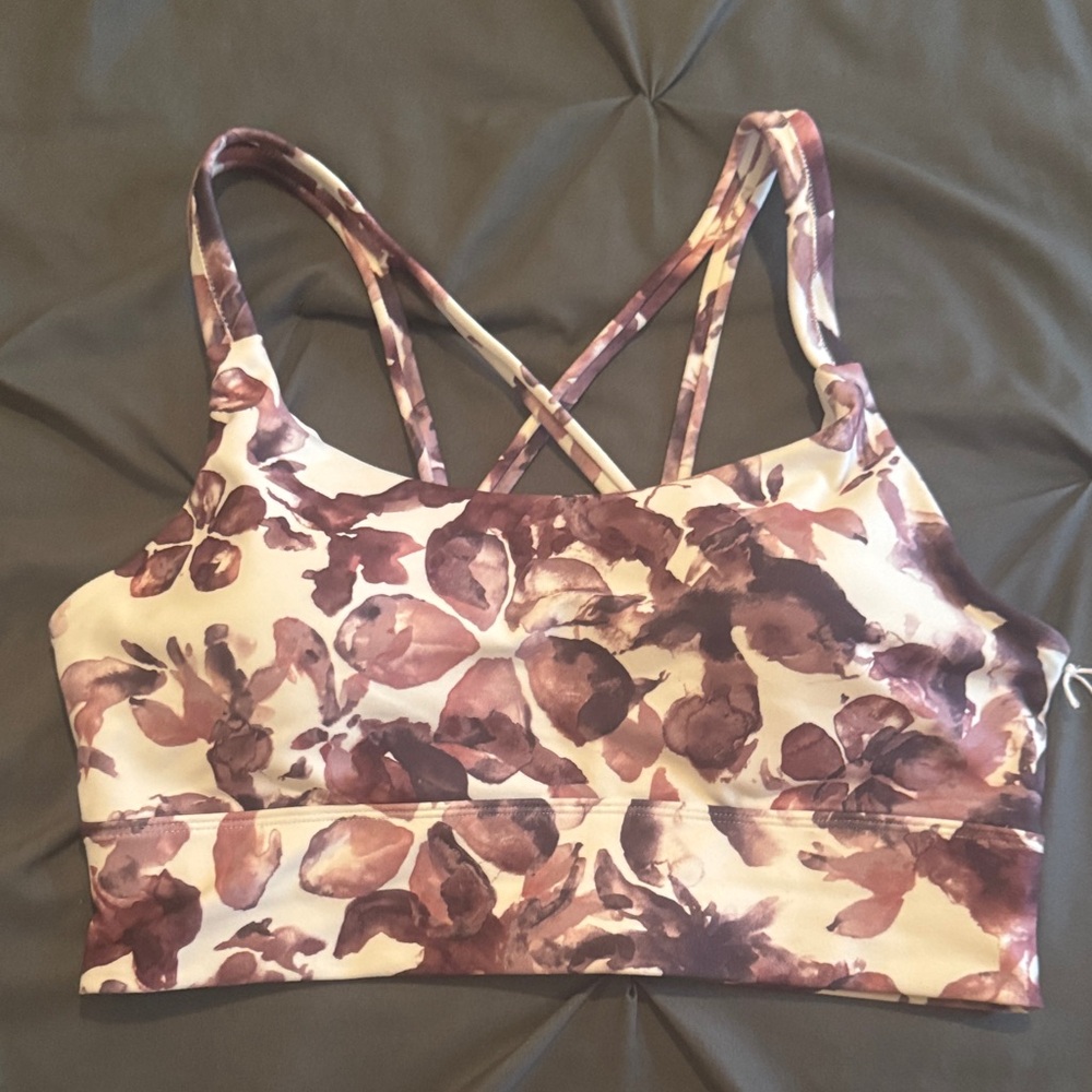 Floral Print Women's Sports Bra
